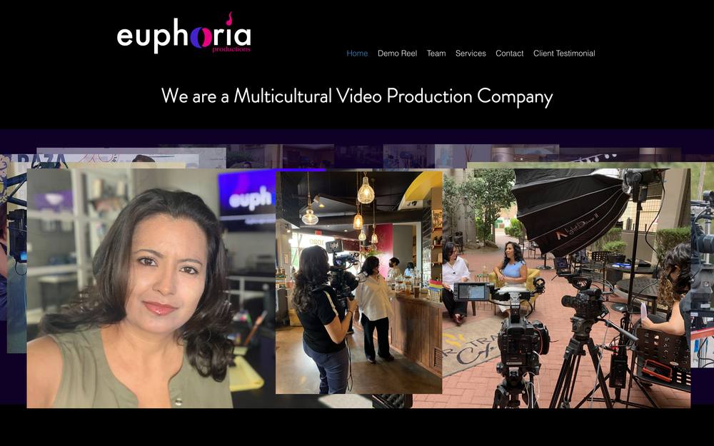 Euphoria Productions LLC website preview