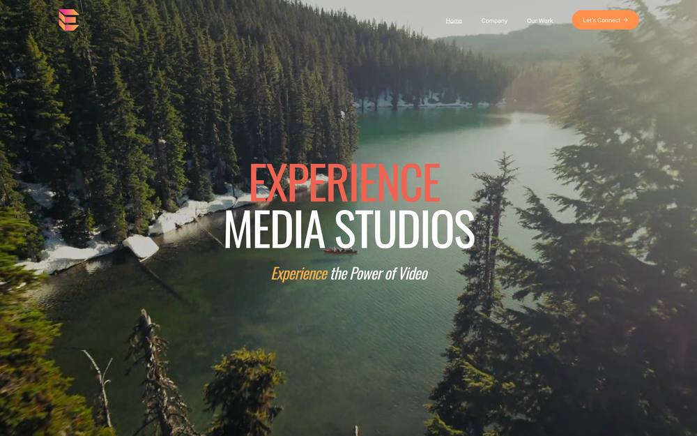 Experience Media Studios website preview