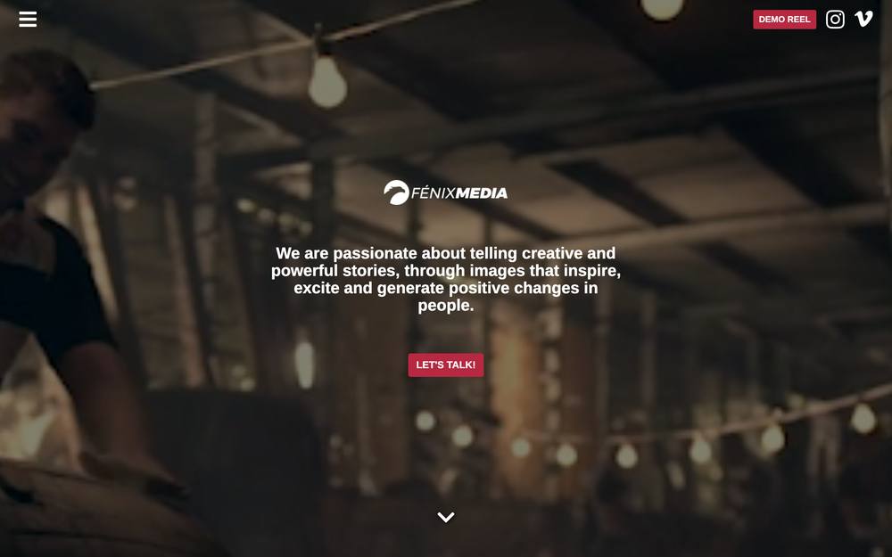 Fenix Media website preview