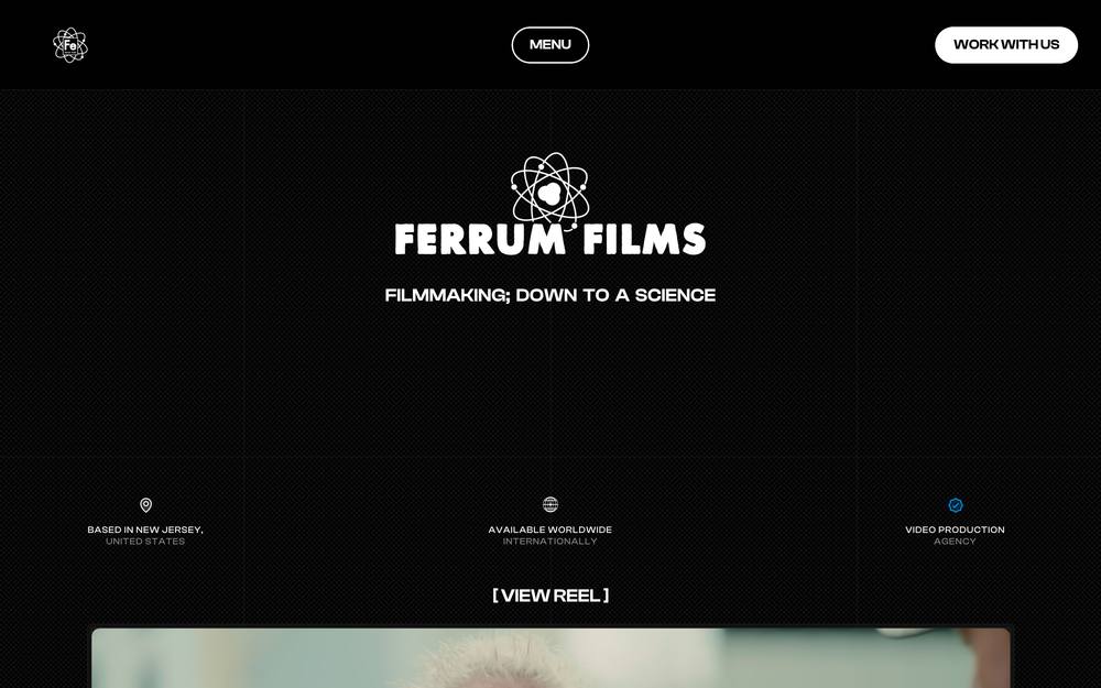 Ferrum Films website preview