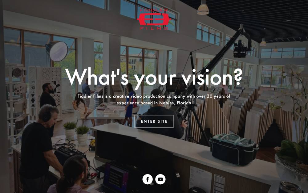 fiddler Films website preview