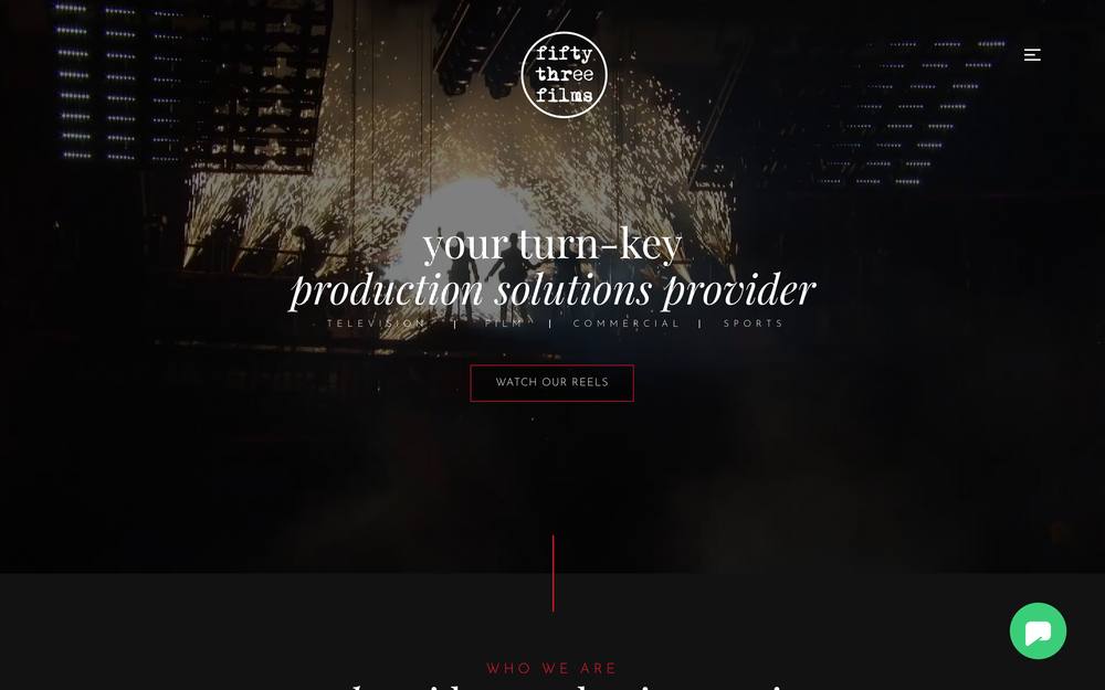 fifty three films website preview