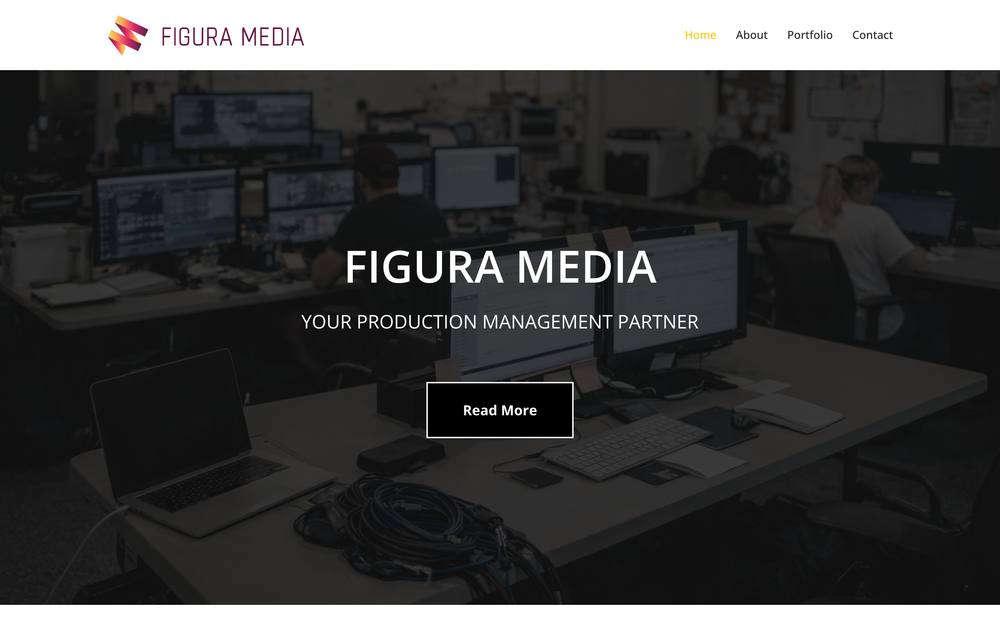Figura Media, LLC. website preview