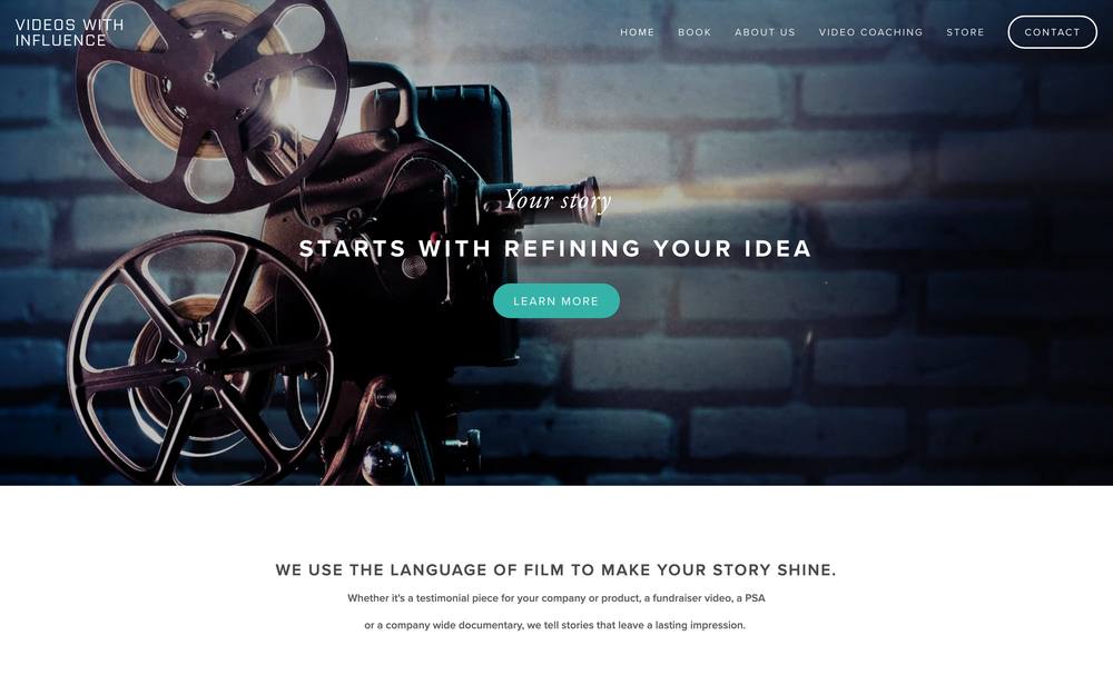FilmCrafter website preview