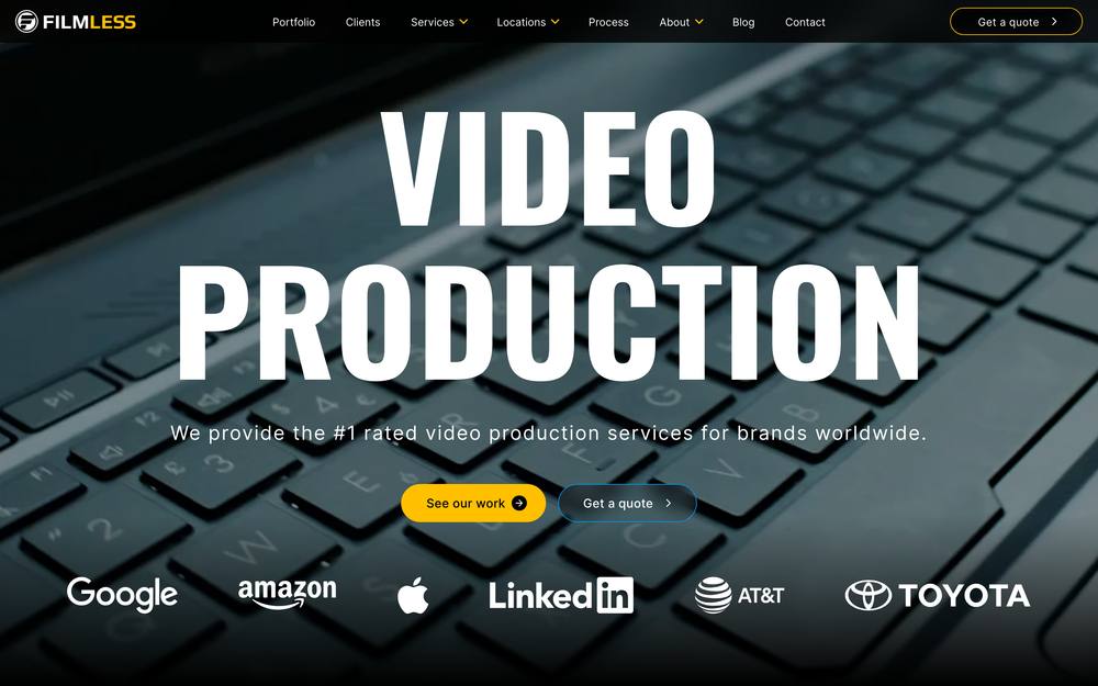 Filmless website preview
