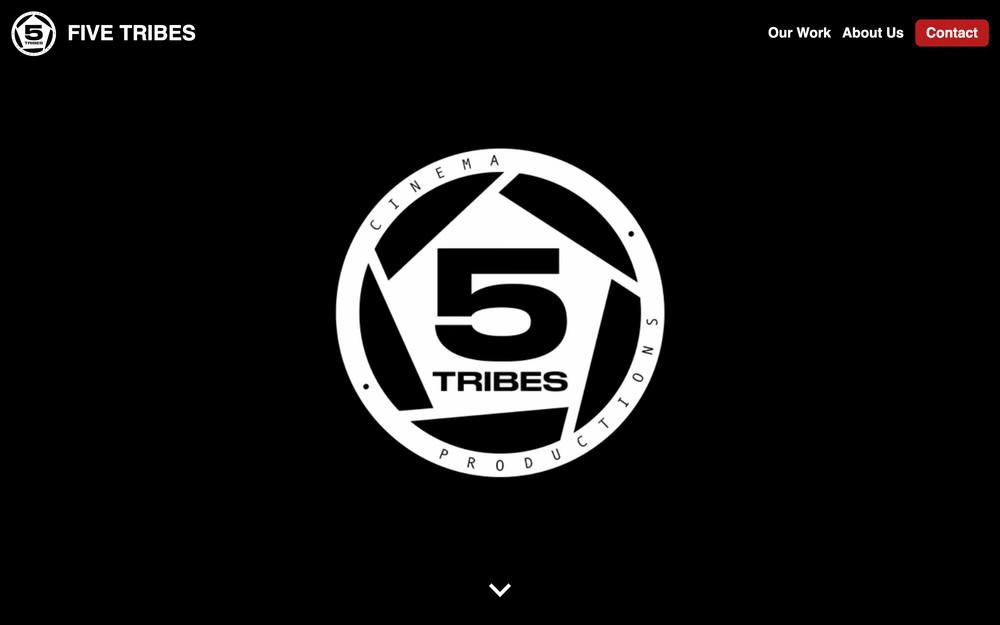 Five Tribes Cinema Productions website preview