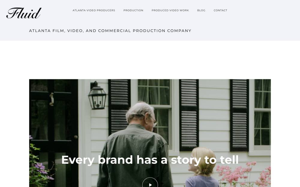 Fluid Films website preview