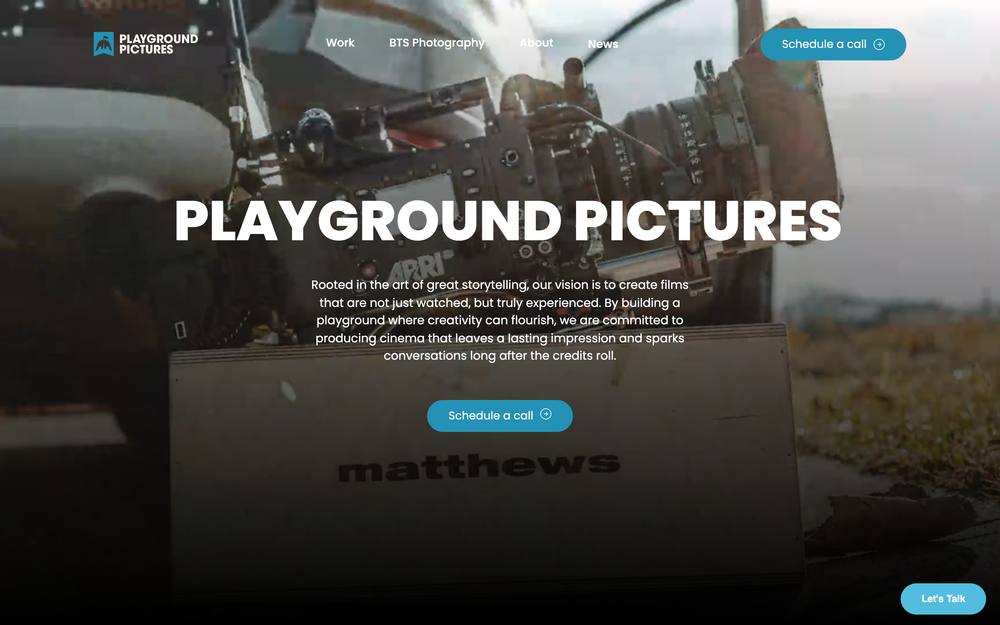 Freelance Director/Producer website preview