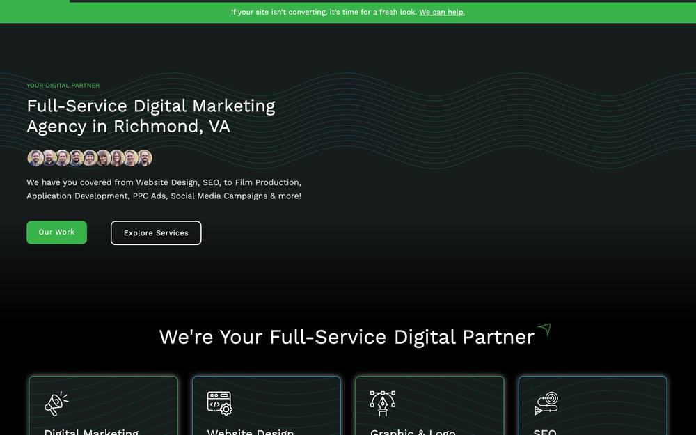 FreshMove Media website preview