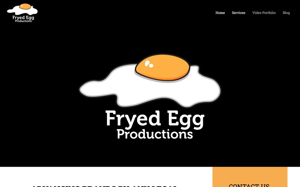 Fryed Egg Productions website preview