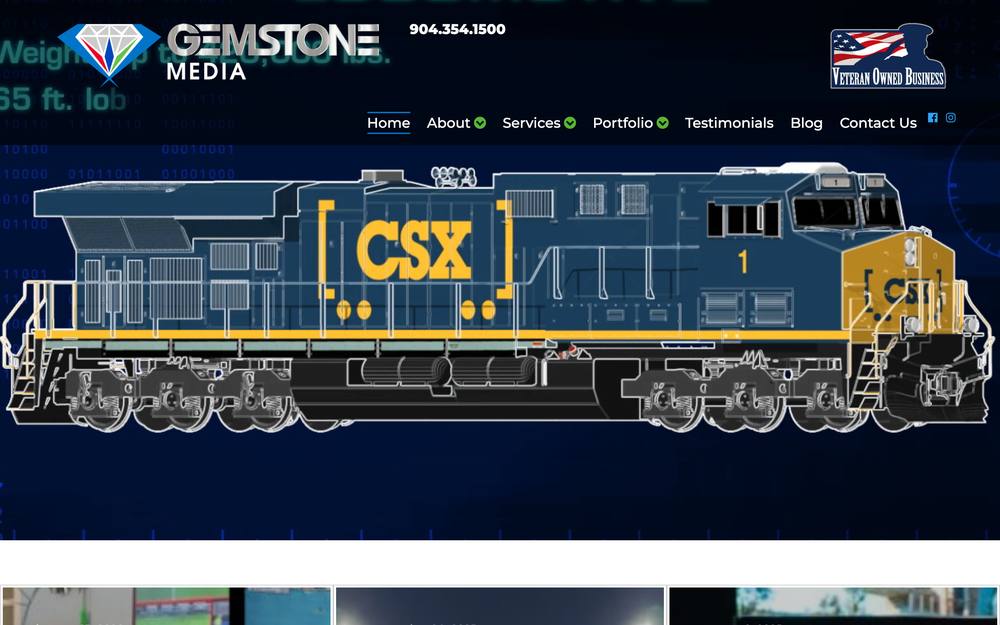 Gemstone Media, Inc. website preview
