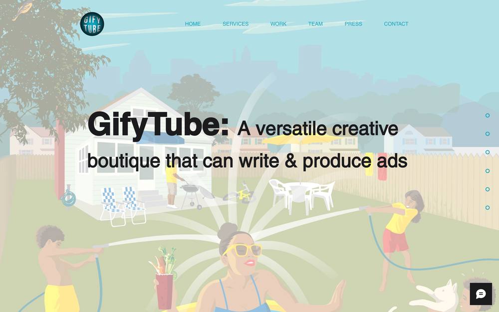 GifyTube website preview