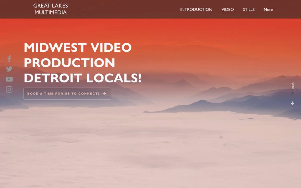 Great Lakes Multimedia website preview