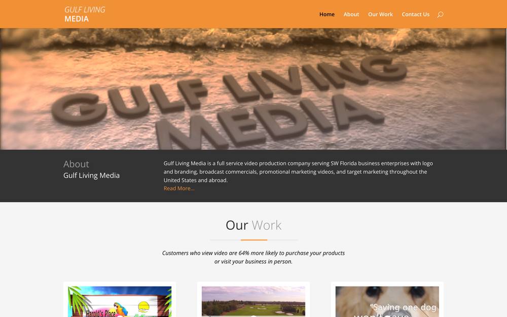 Gulf Living Media website preview