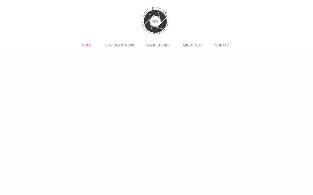 Gus Bernal: Film+Photo+Education website preview
