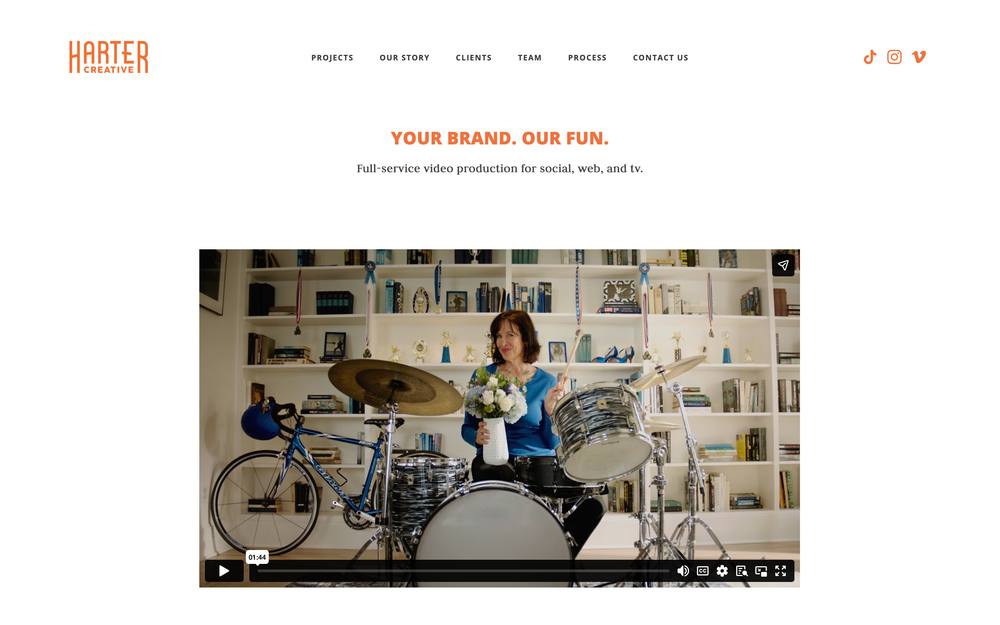 Harter Creative website preview