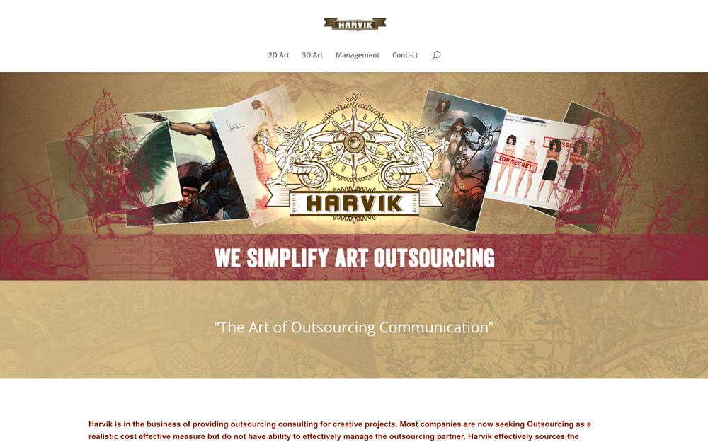 Harvik, LLC website preview