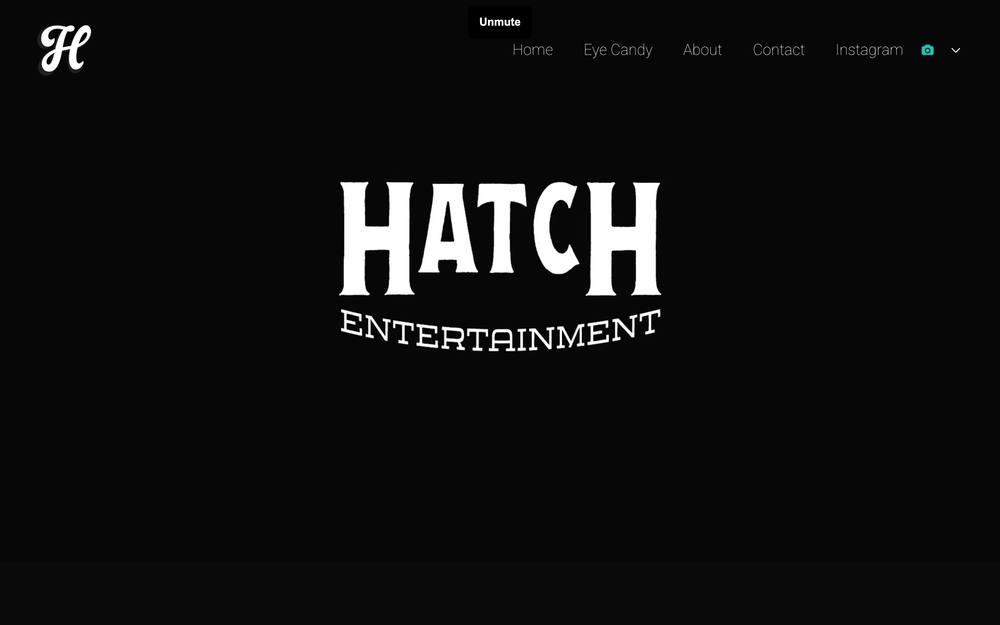 Hatch Entertainment website preview