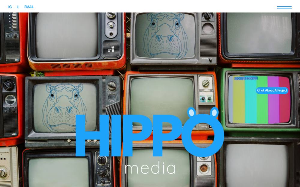 Hippo Media website preview