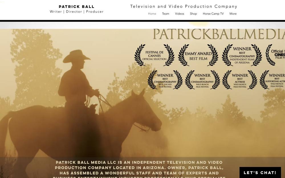 Horse Camp TV website preview