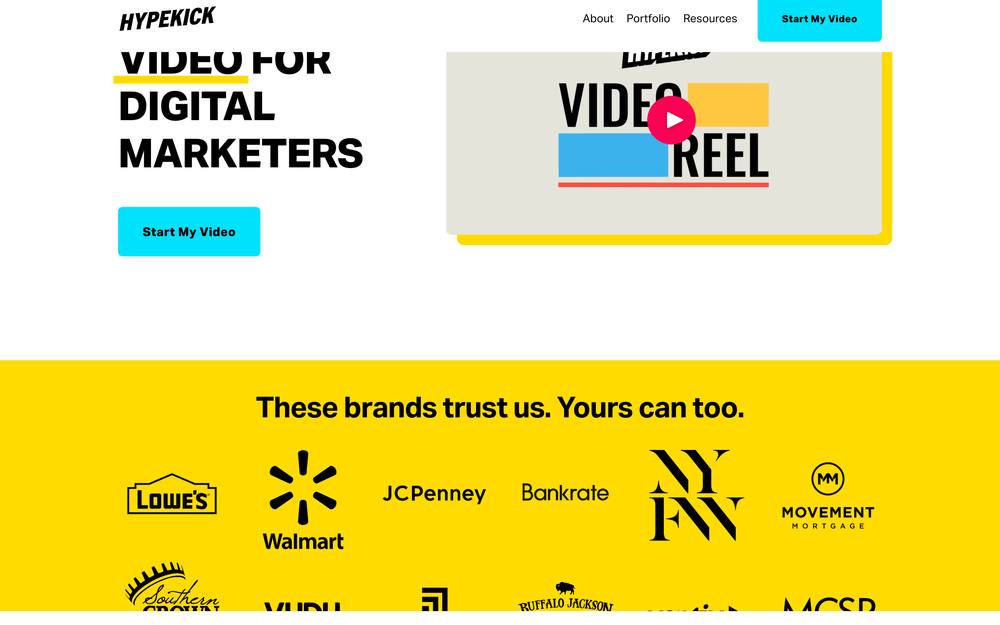 HypeKick ⚡ Your Video Sidekick website preview