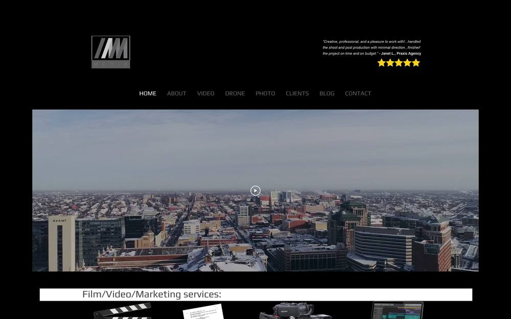 IAMedia website preview