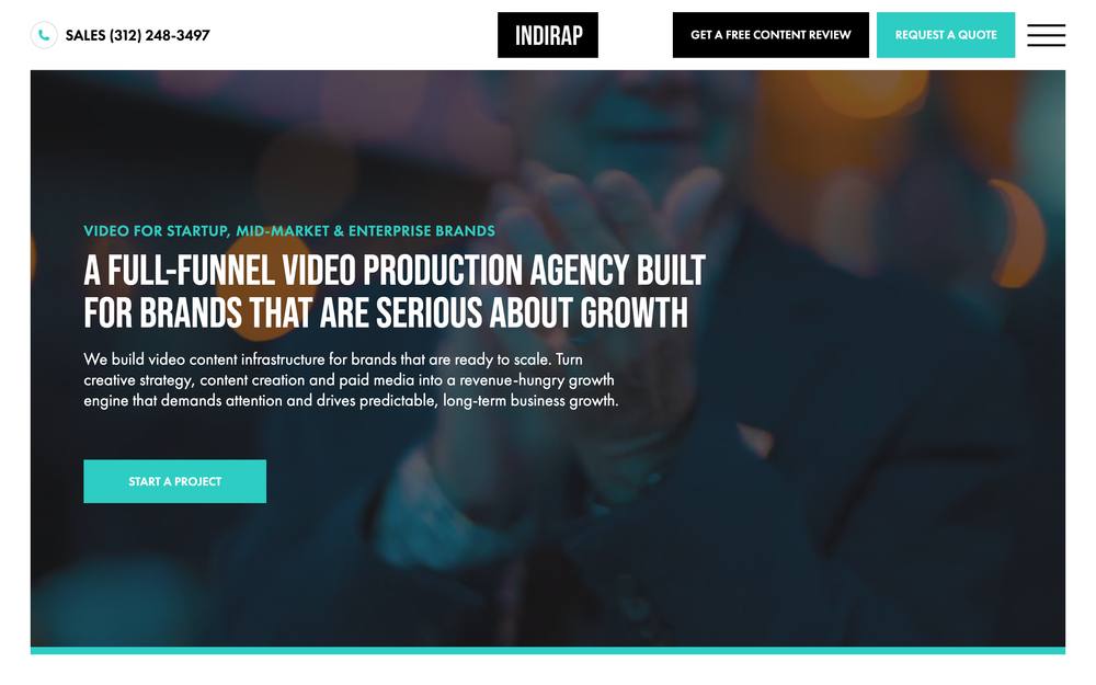 INDIRAP website preview
