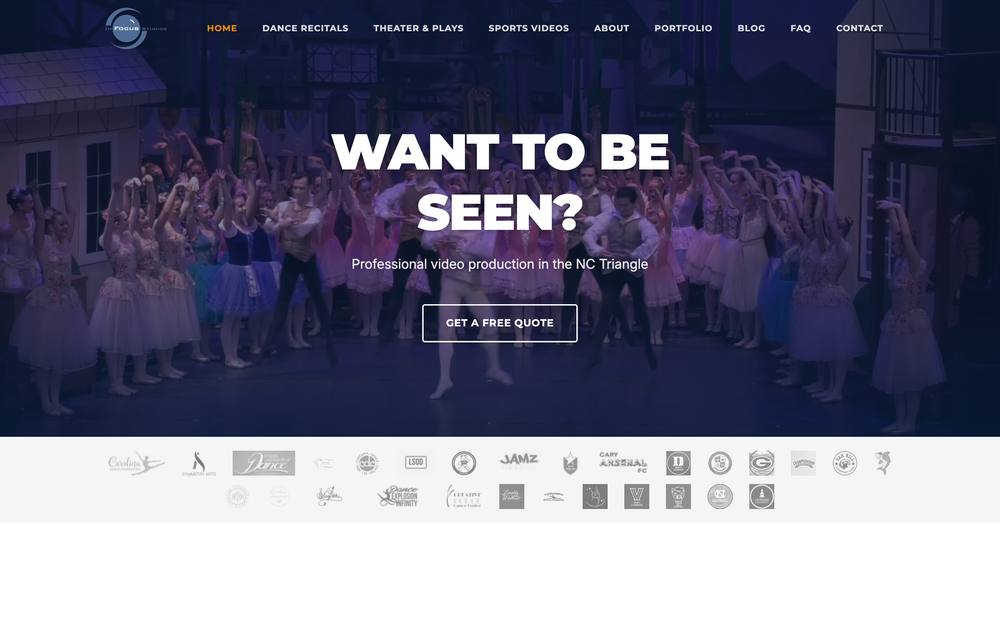 Infocus Studios website preview