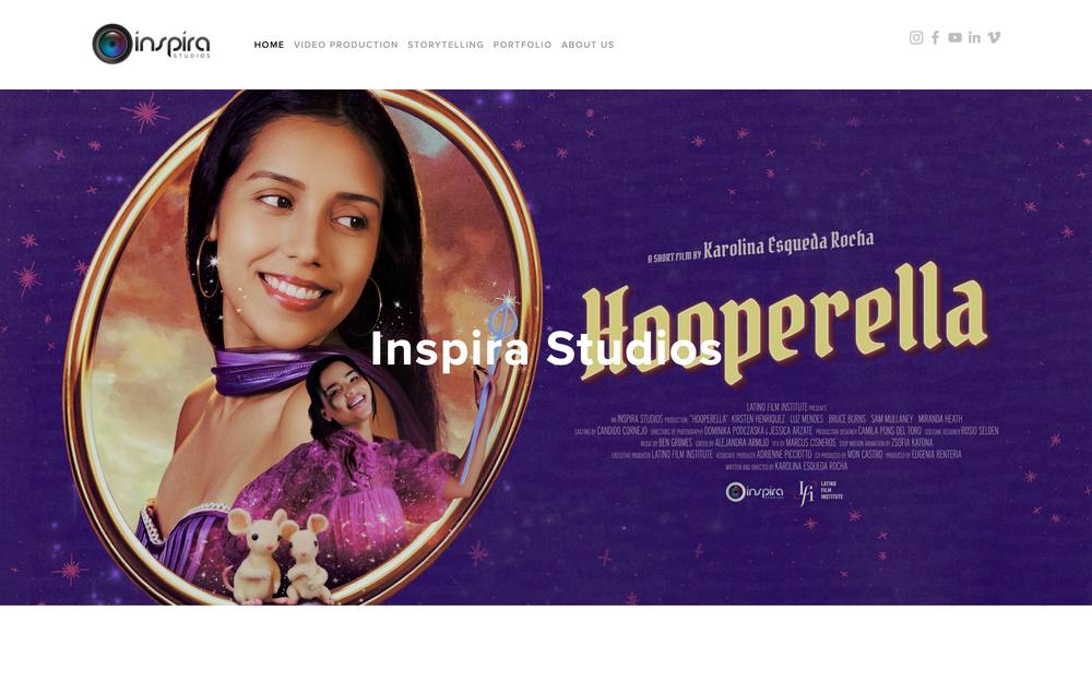 Inspira Studios website preview