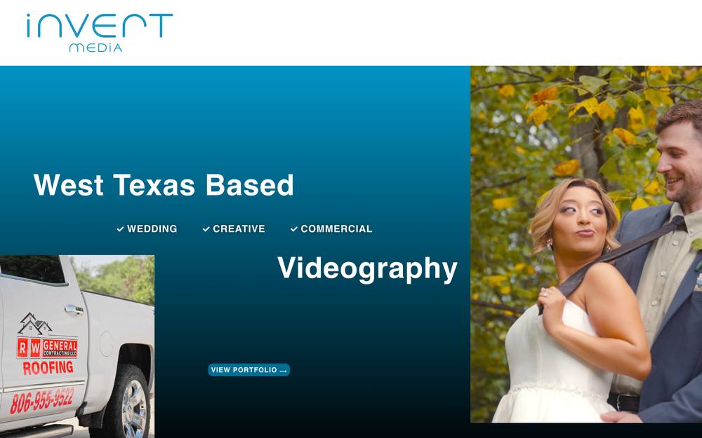 Invert Media website preview