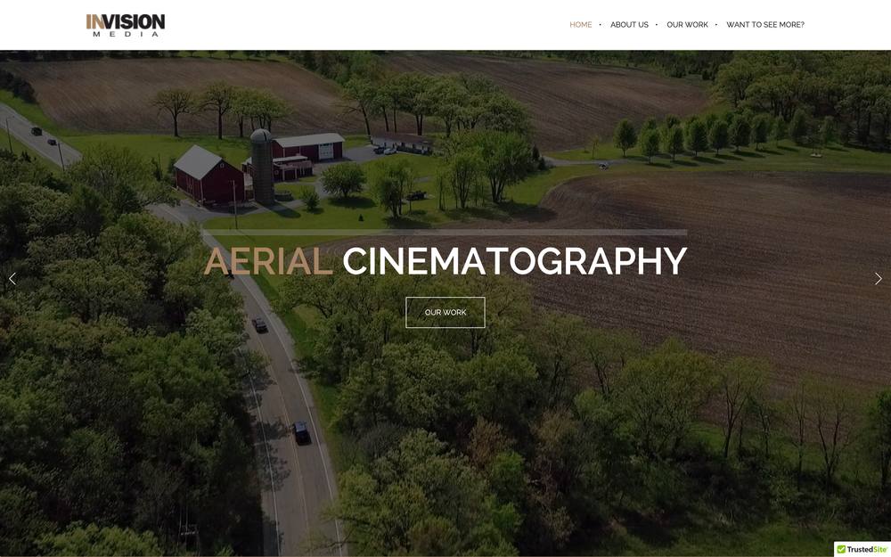 Invision Media website preview