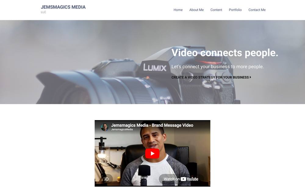 Jemsmagics Media website preview