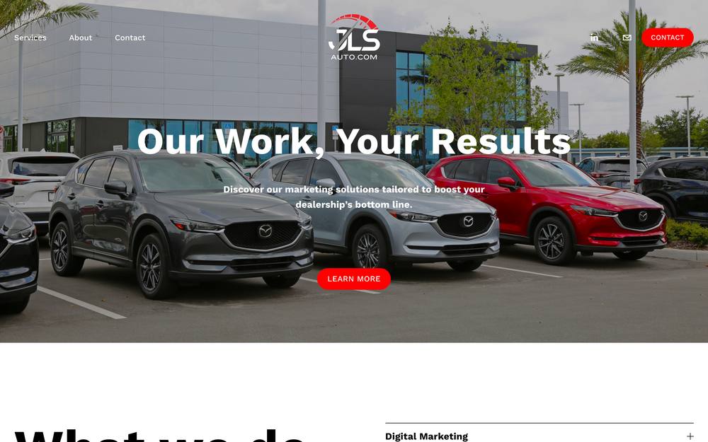 JLS Automotive Advertising & Marketing website preview