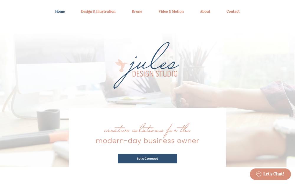 Jules Design Studio website preview