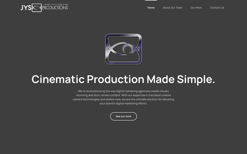 JYSproductions LLC website preview