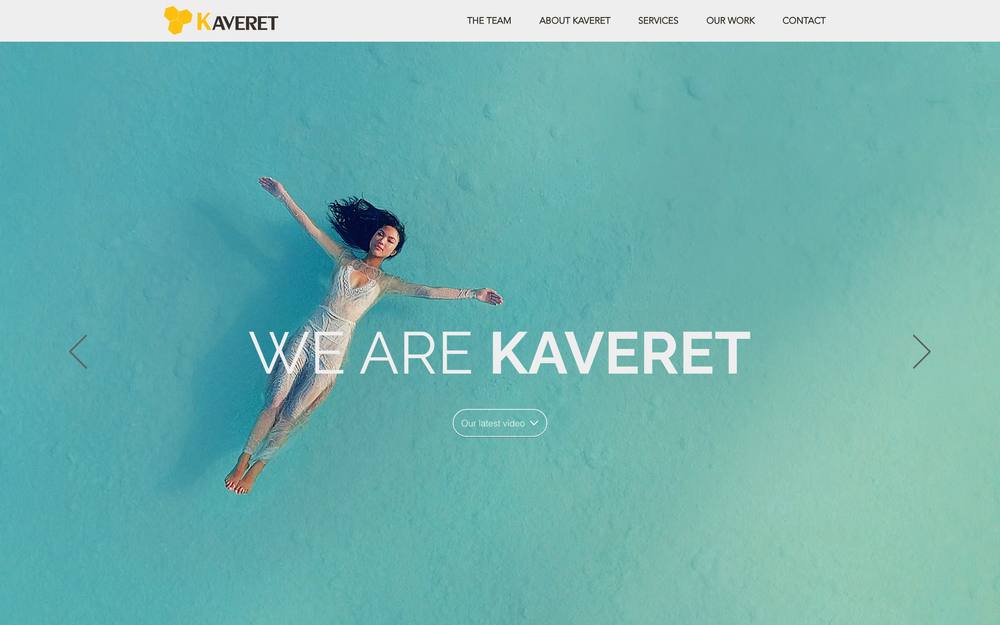 Kaveret website preview