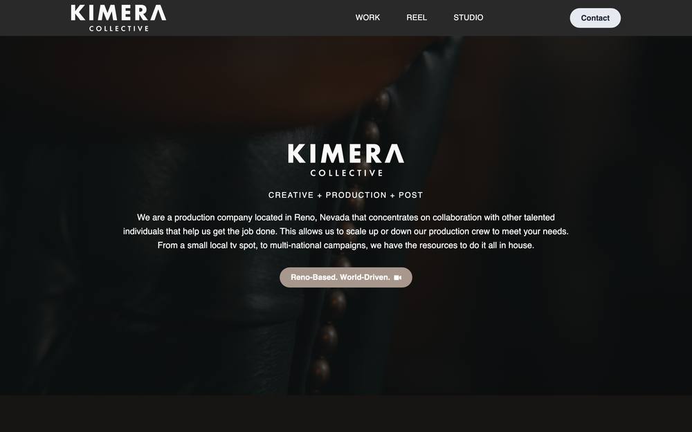 Kimera Collective website preview
