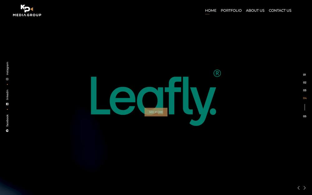 KP Media Group website preview
