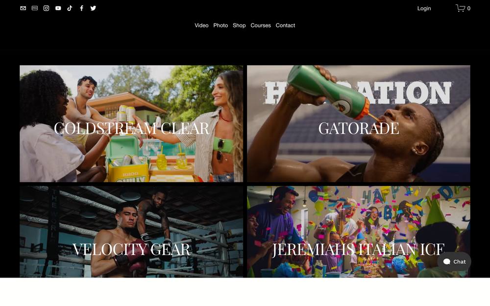 Kyle Loftus Studios website preview