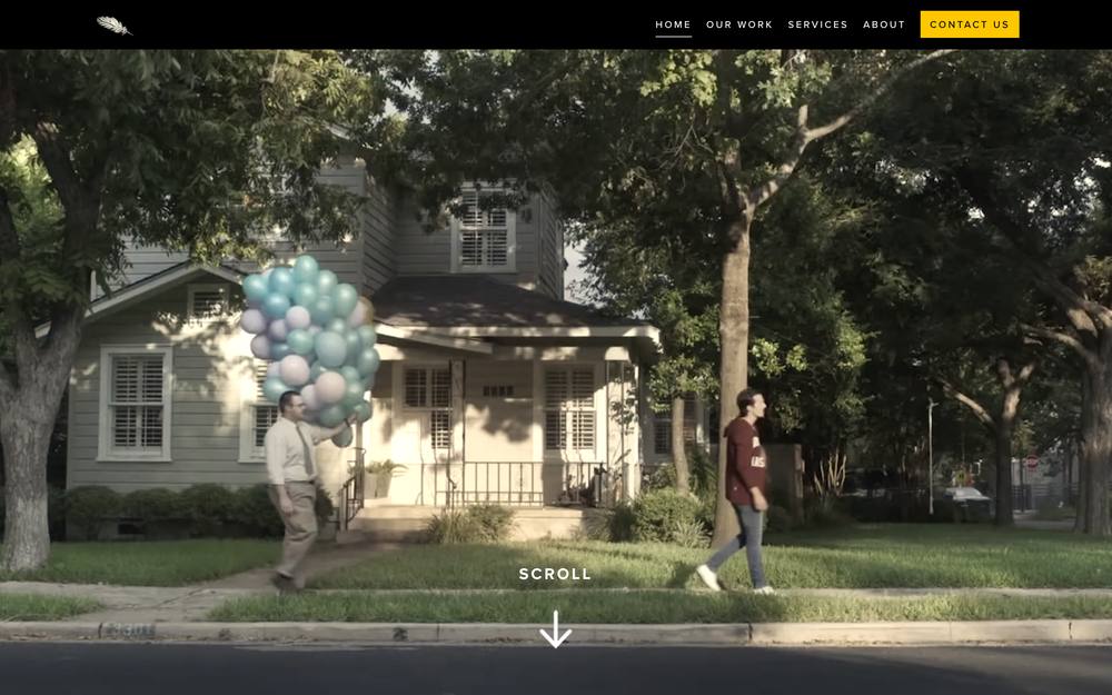 LeadFeather Productions website preview