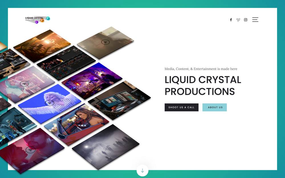 Liquid Crystal Productions, LLC website preview