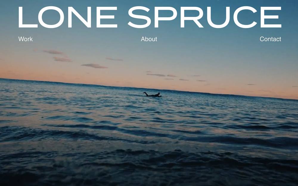 Lone Spruce Creative website preview