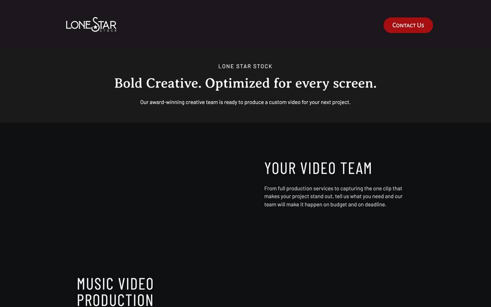 Lone Star Stock website preview