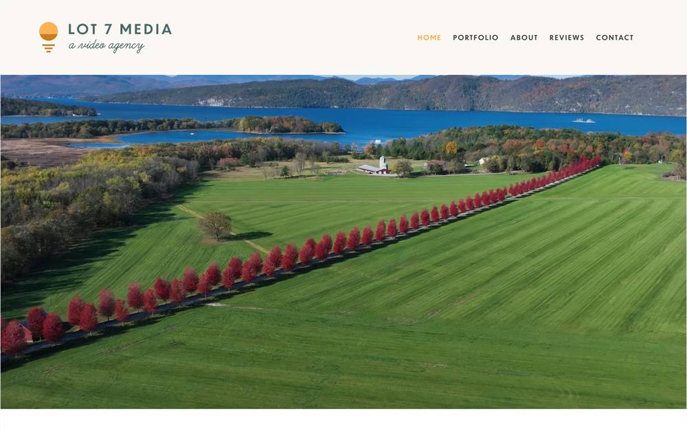 Lot 7 Media website preview