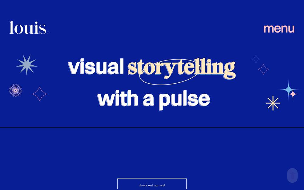 louis creative website preview