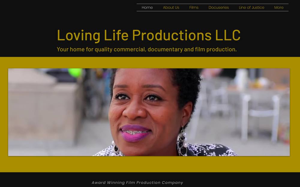 Loving Life Productions LLC website preview