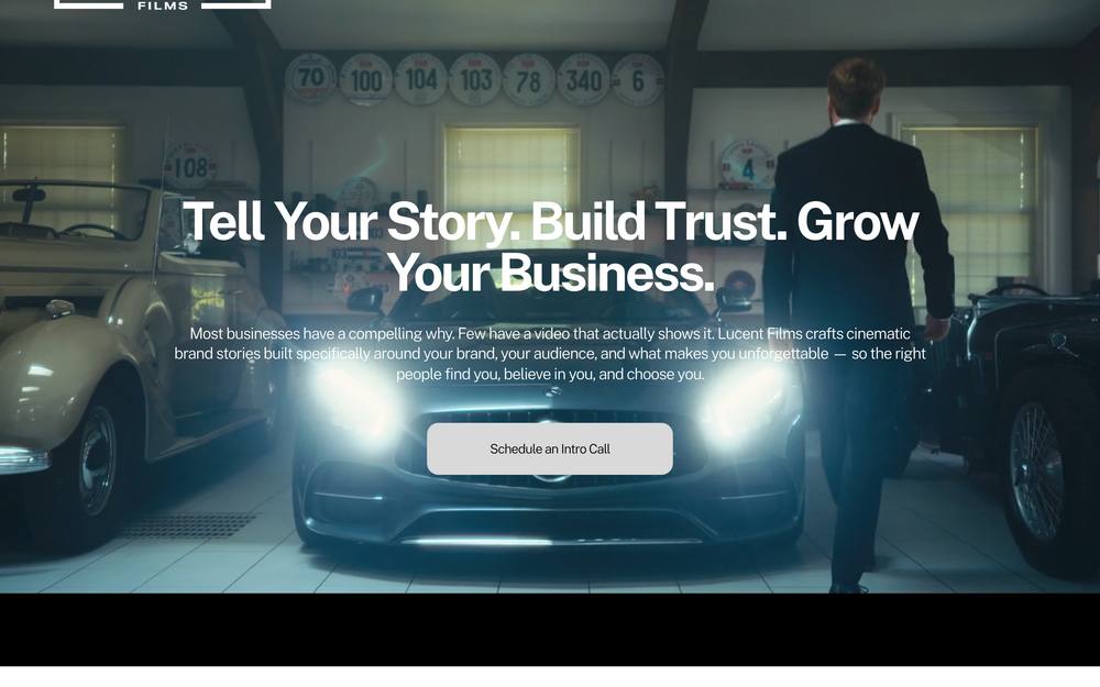 Lucent Films Co website preview