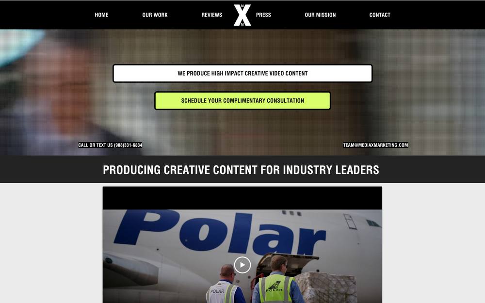 Media X Marketing LLC website preview