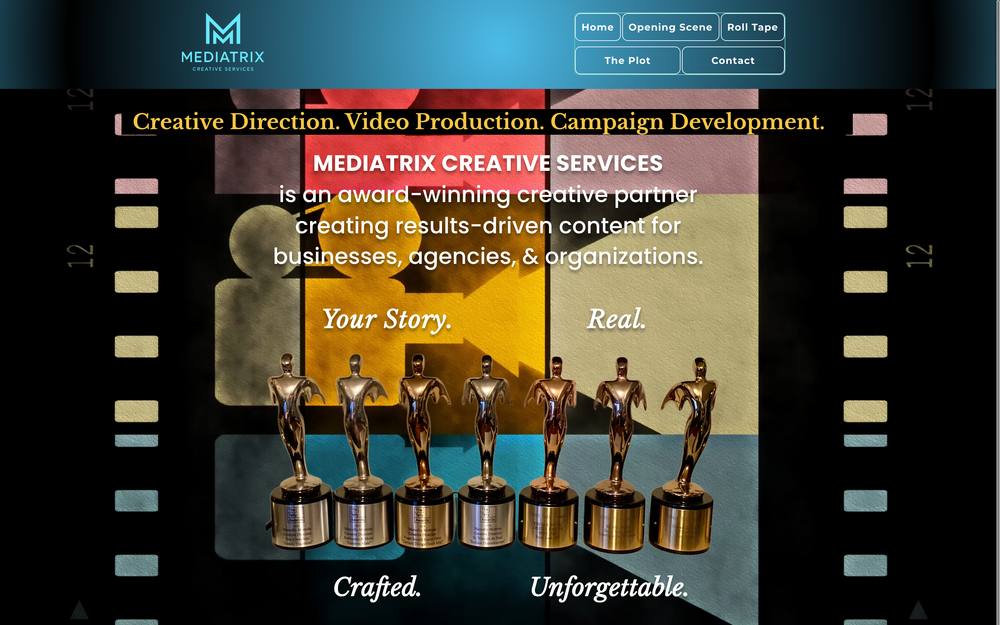 Mediatrix Creative Services website preview
