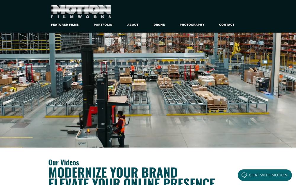 Motion Filmworks website preview